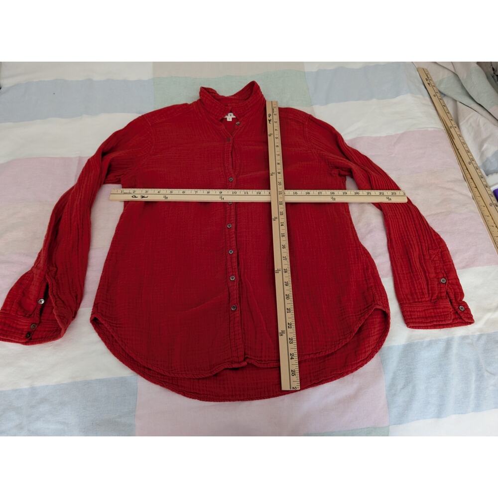 xirena long sleeve cotton button down shirt - Picture 5 of 7